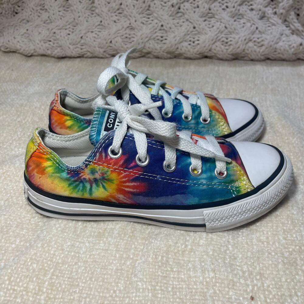 Converse Chuck Taylor Sneakers All Star Tie Dye Multicolor KIDS  SIZE 12